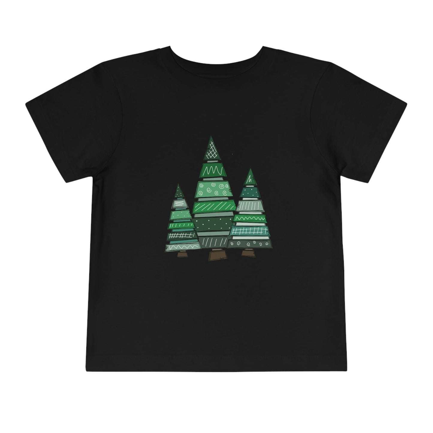 Christmas Tree Trio Short Sleeve Tee - numonet