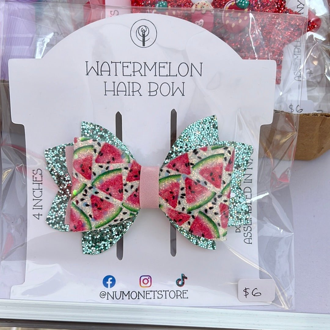 Glitter Hair Bows - numonet