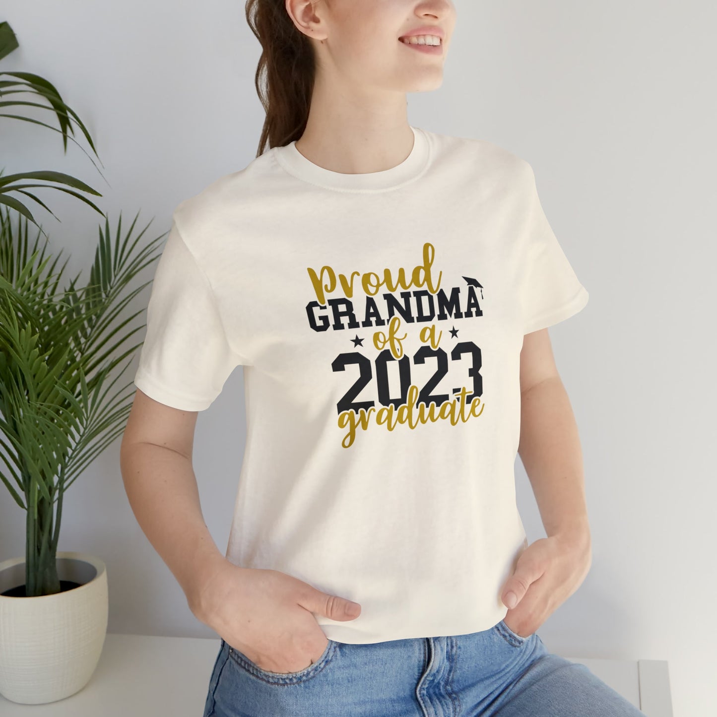 GRANDMA Crew Neck Short Sleeve Tee - numonet