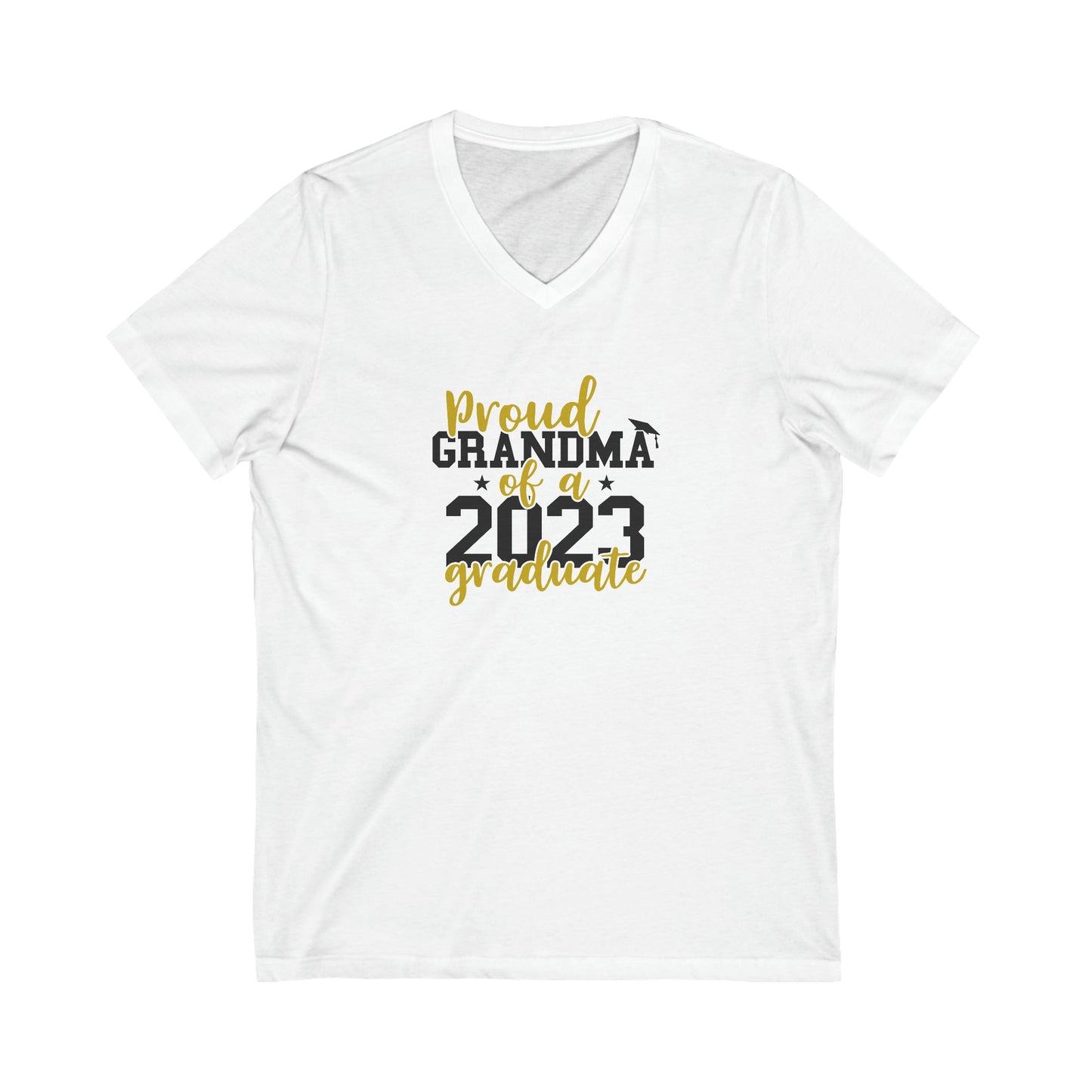 GRANDMA V-NECK Short Sleeve V-Neck Tee - numonet