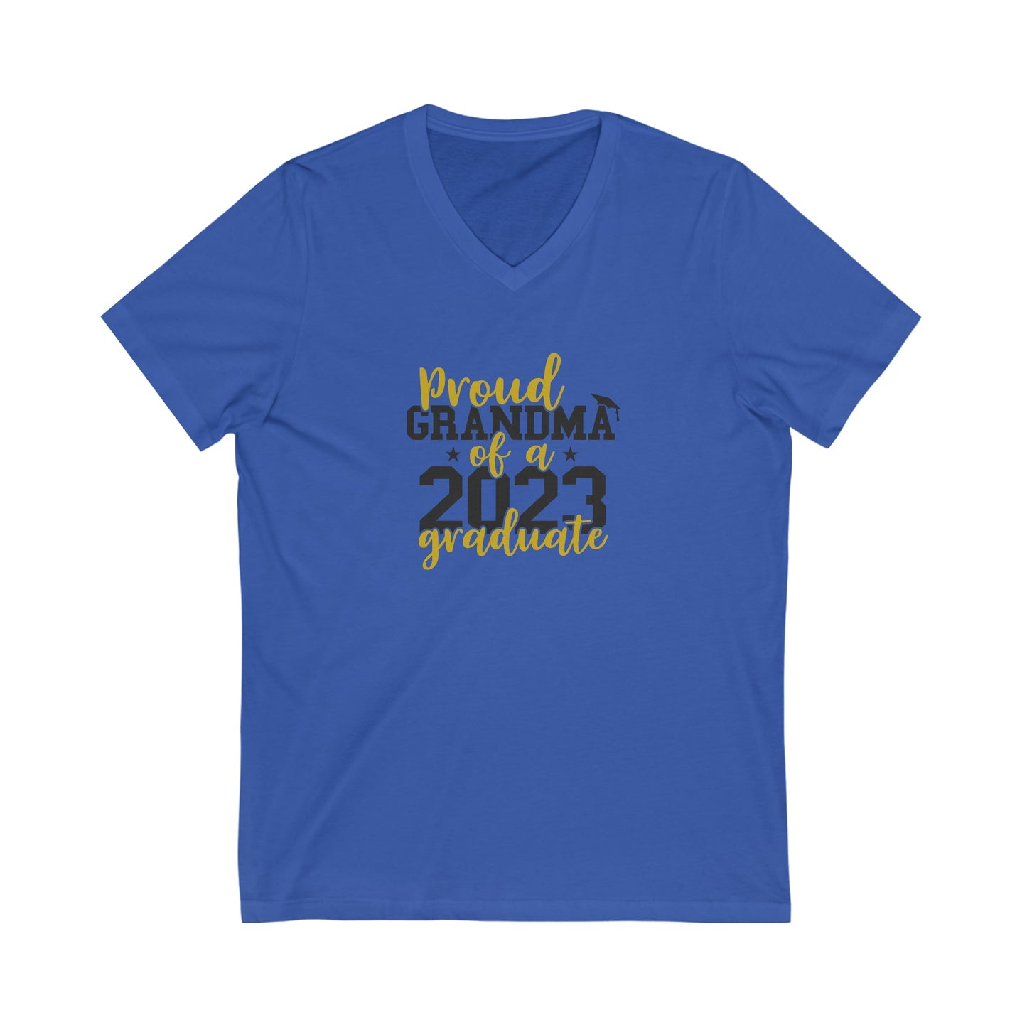 GRANDMA V-NECK Short Sleeve V-Neck Tee - numonet