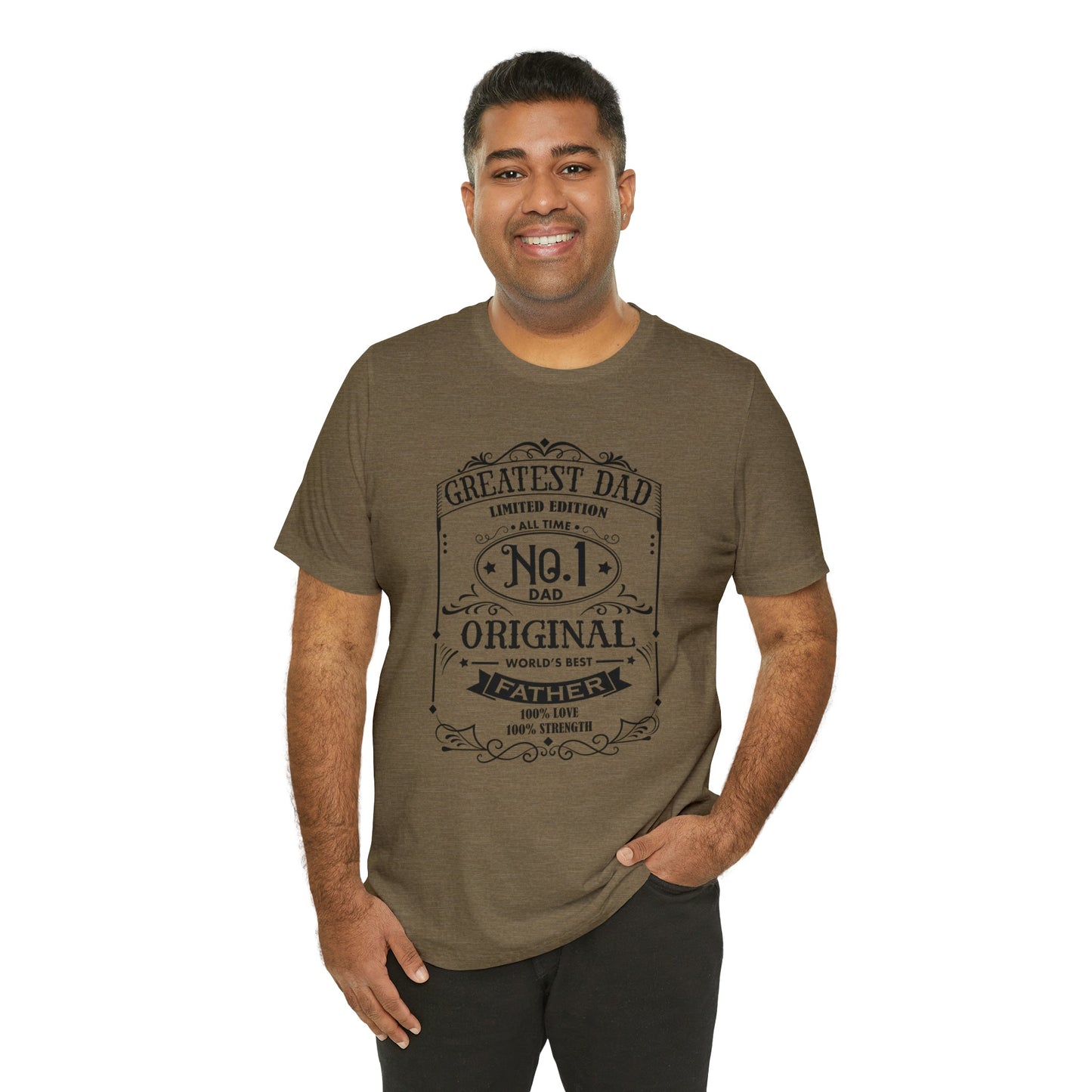 Greatest Dad Short Sleeve T-Shirt - numonet