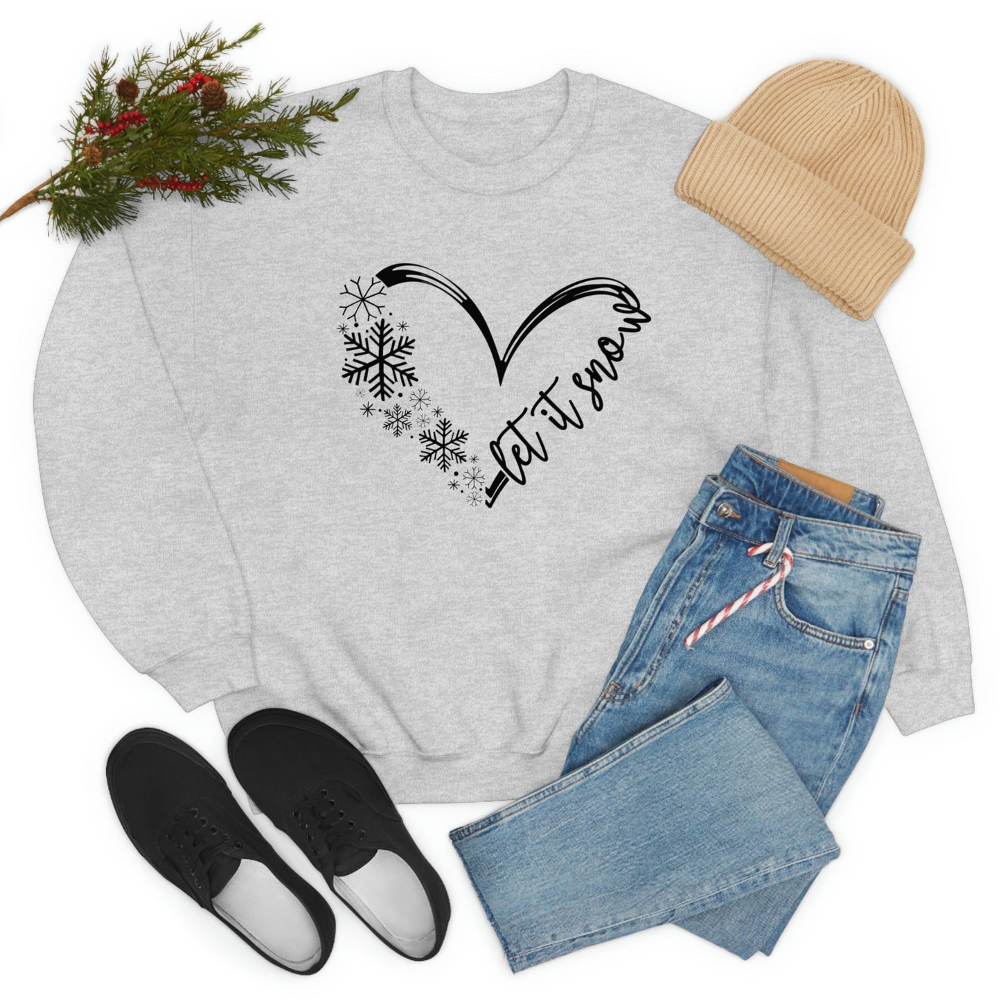 Let It Snow Crewneck Sweatshirt - numonet