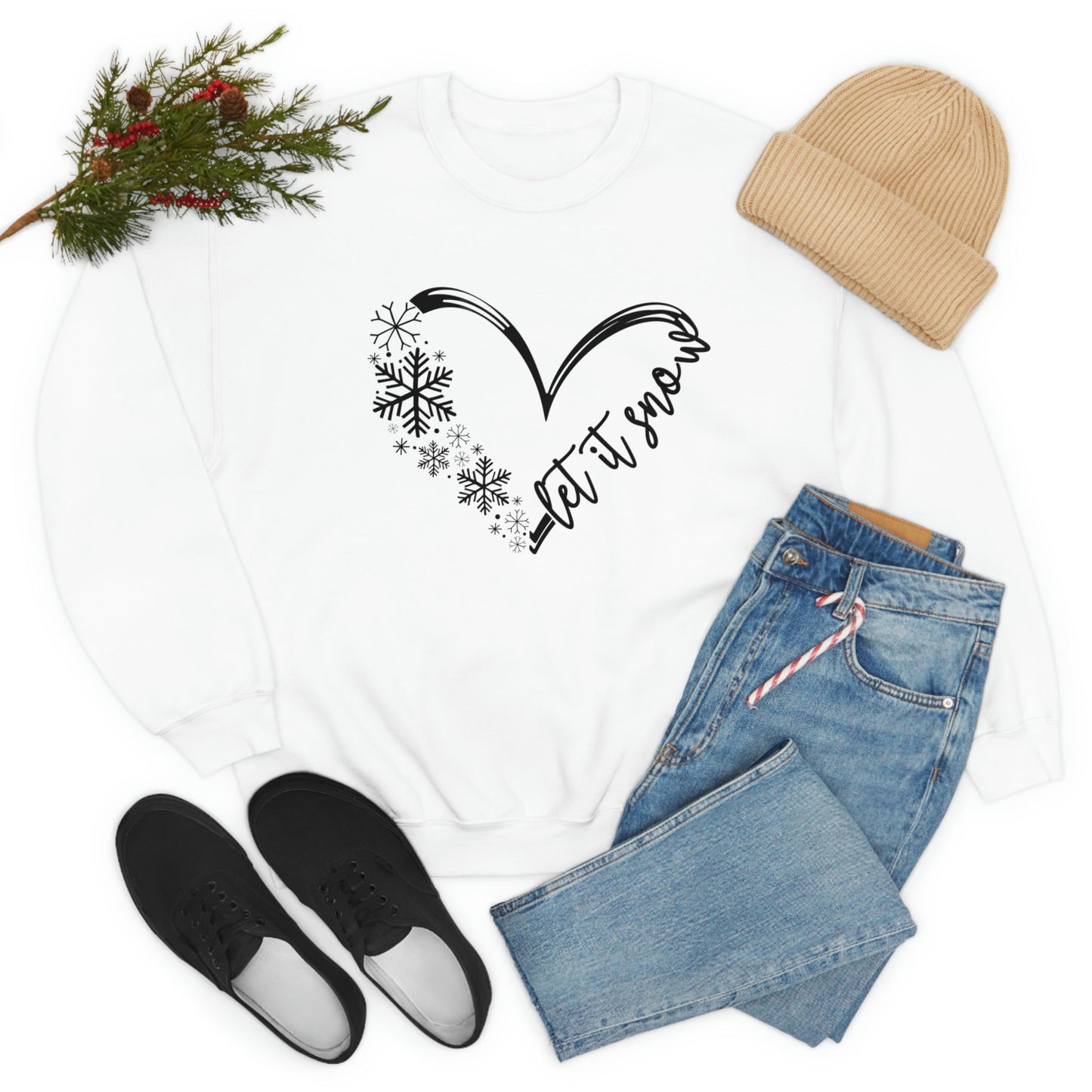 Let It Snow Crewneck Sweatshirt - numonet