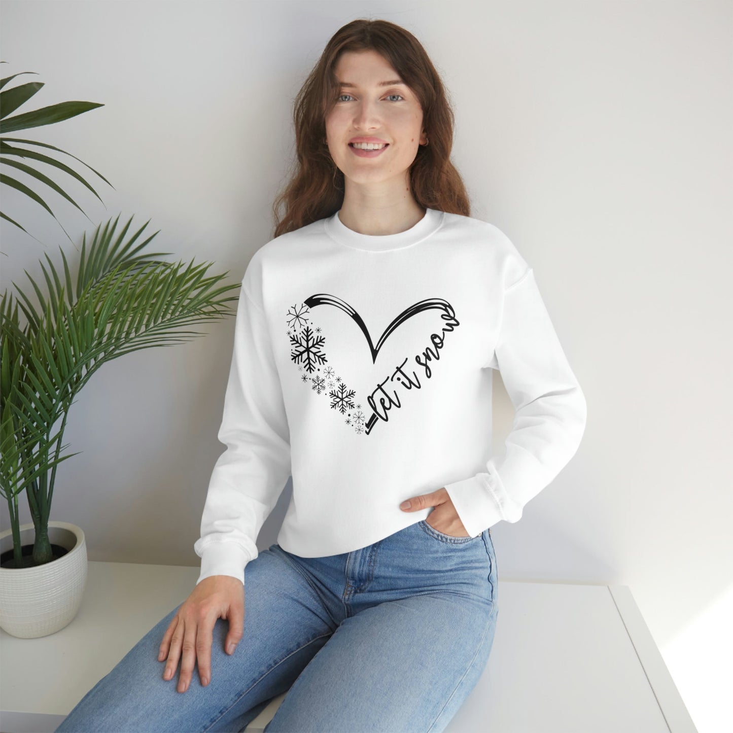 Let It Snow Crewneck Sweatshirt - numonet