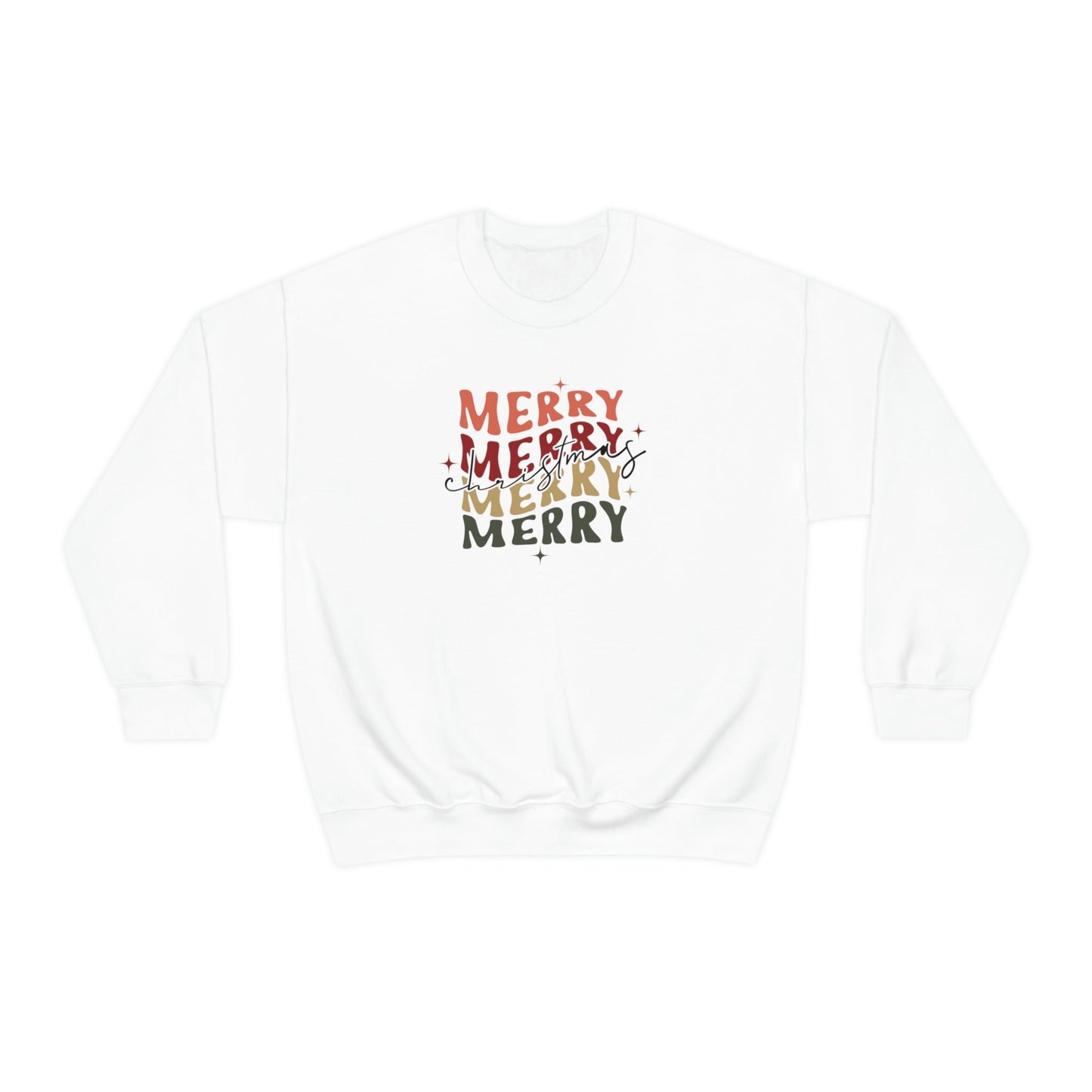 Merry Christmas Retro Crewneck Sweatshirt - numonet