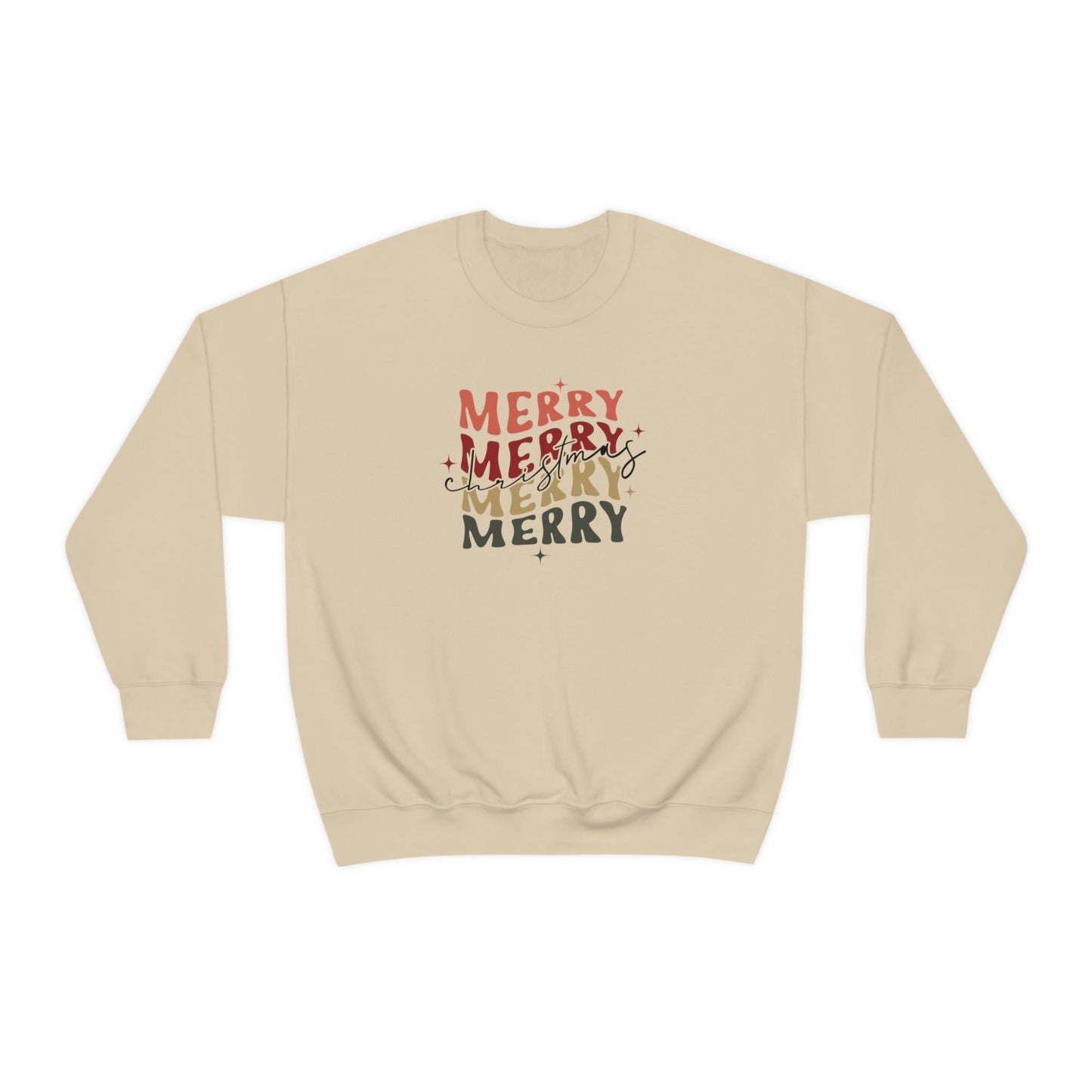 Merry Christmas Retro Crewneck Sweatshirt - numonet