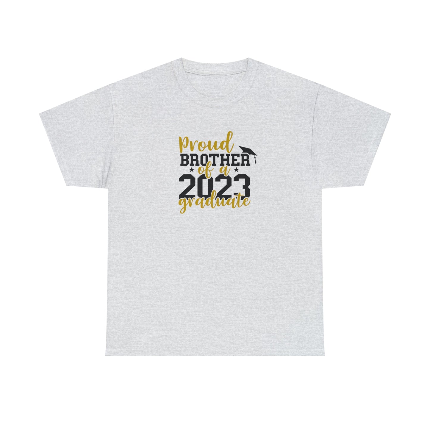 Proud BROTHER of 2023 Graduate Short Sleeve Cotton Tee - numonet