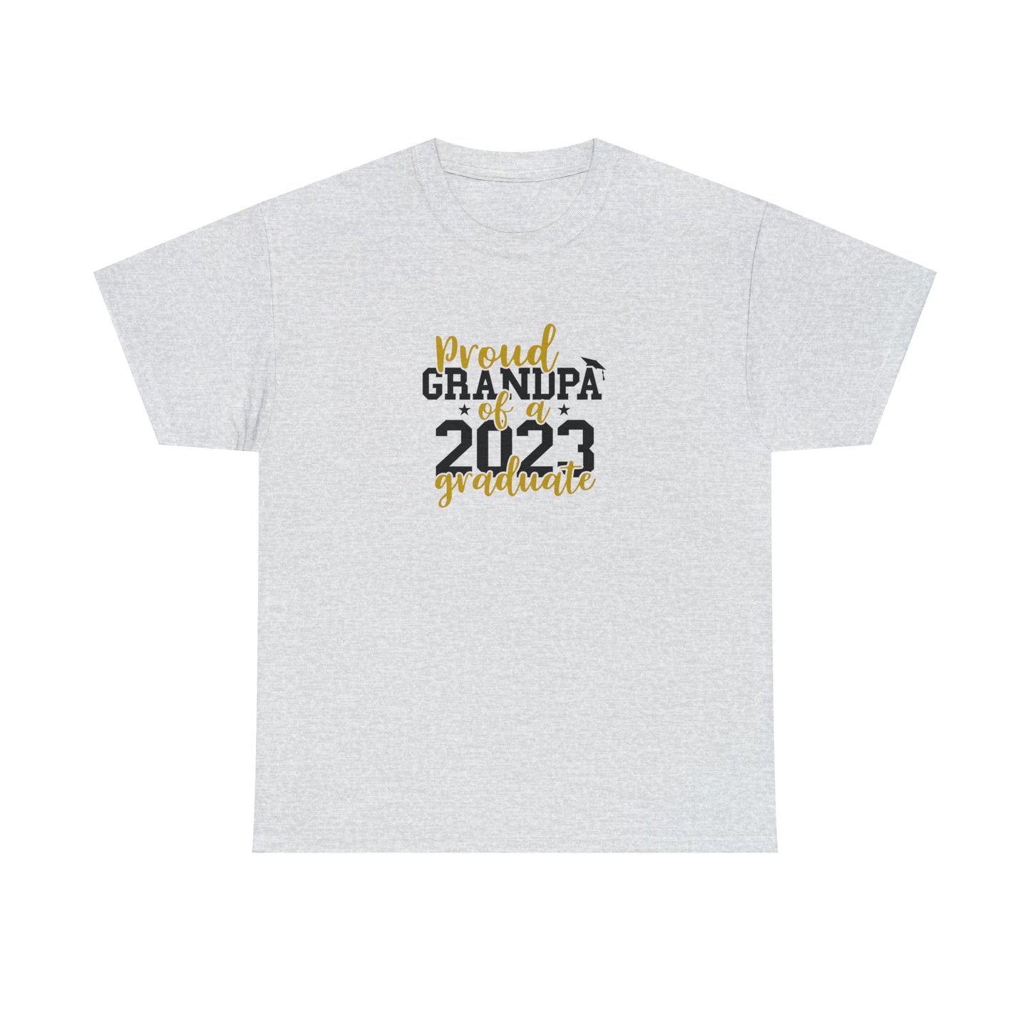 Proud GRANDPA of 2023 Graduate Short Sleeve Cotton T-Shirt - numonet