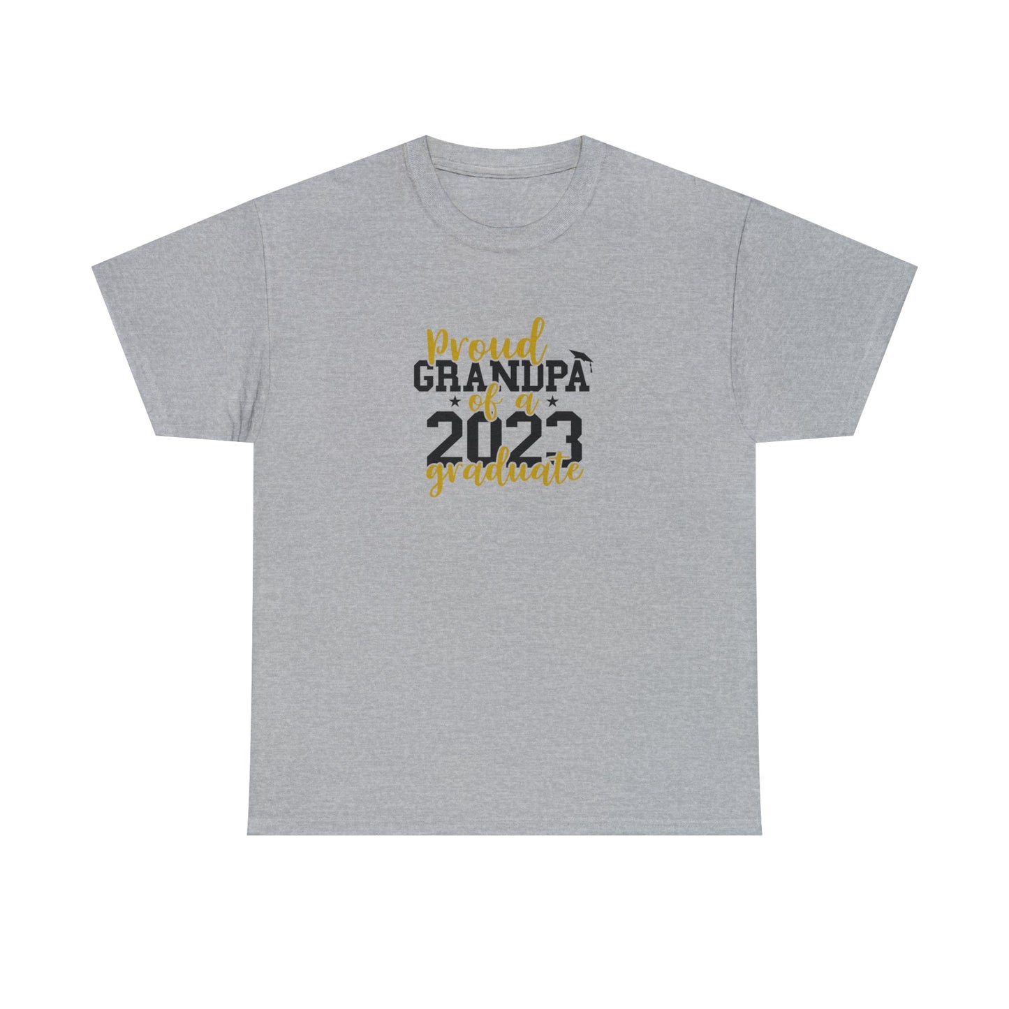 Proud GRANDPA of 2023 Graduate Short Sleeve Cotton T-Shirt - numonet