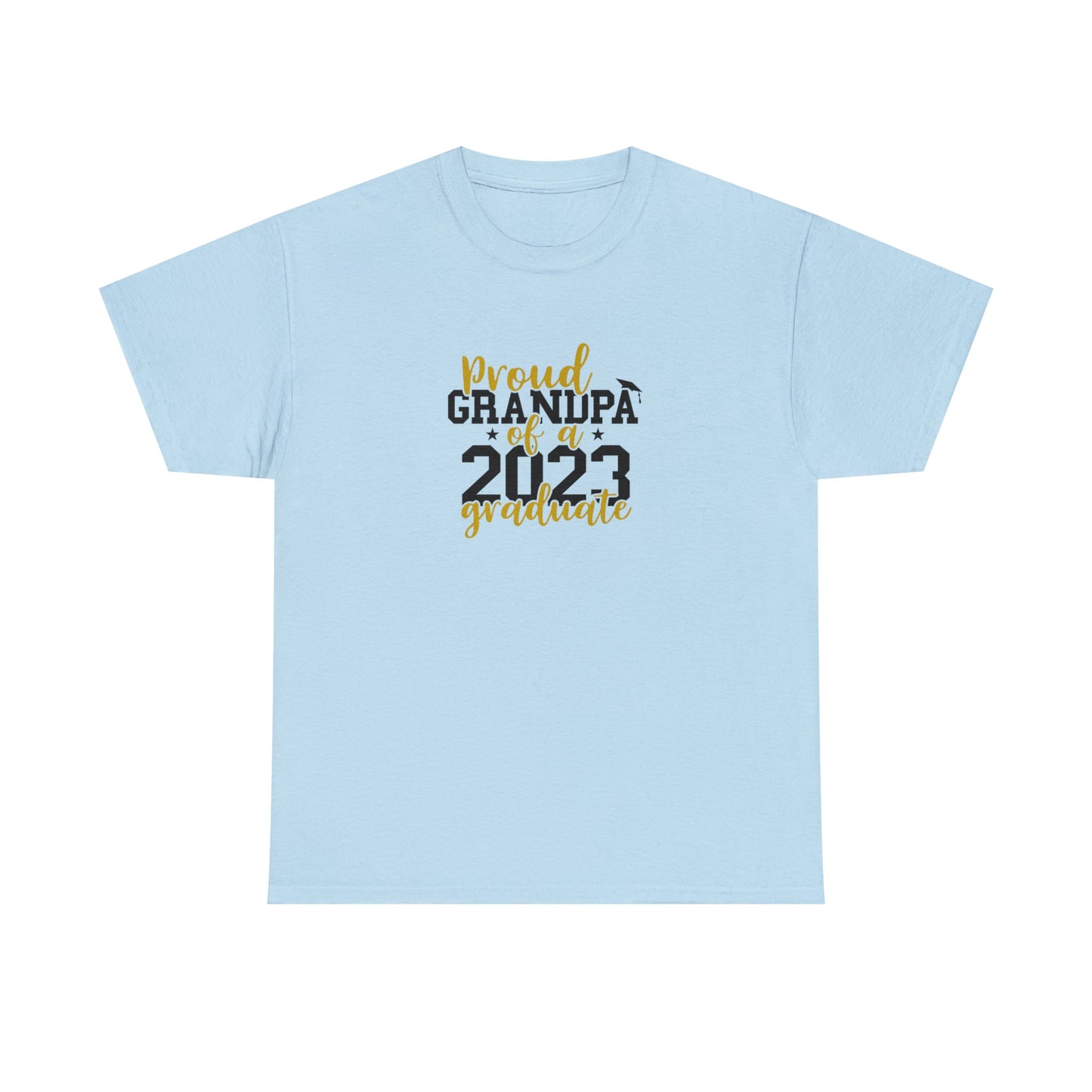 Proud GRANDPA of 2023 Graduate Short Sleeve Cotton T-Shirt - numonet