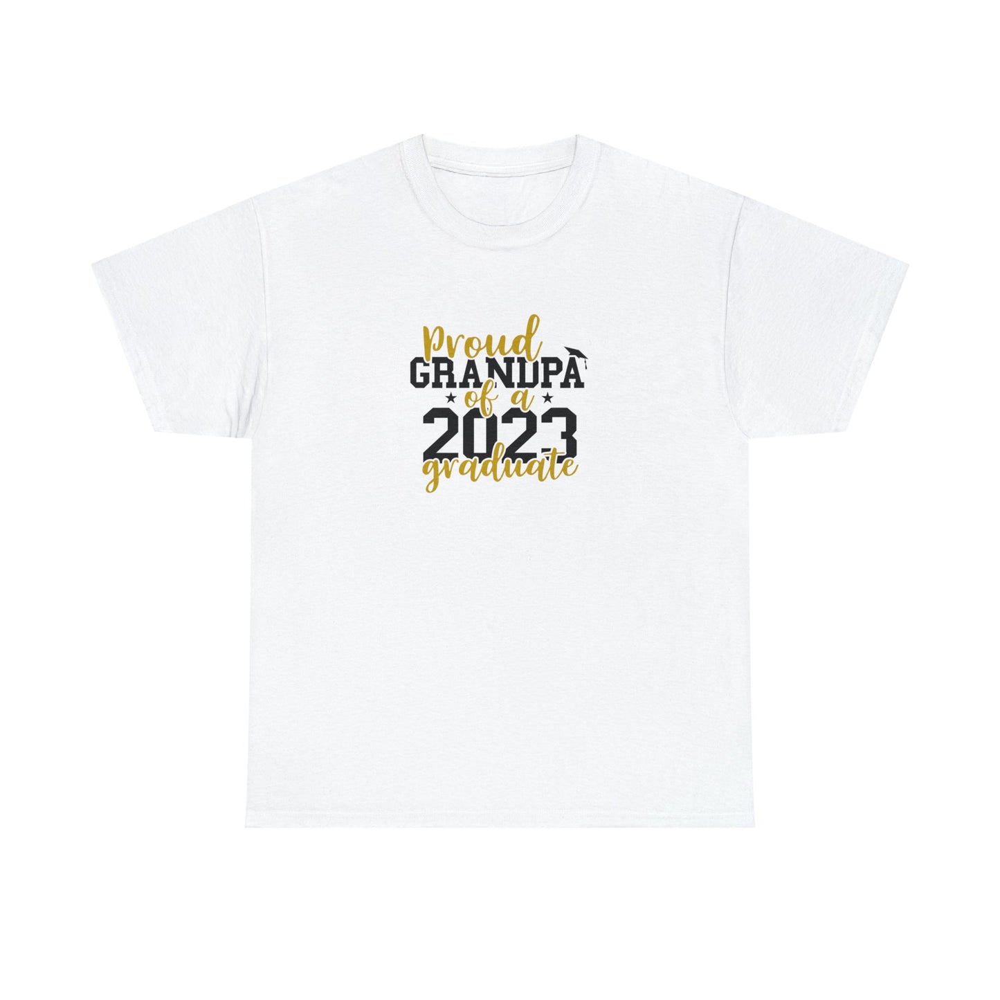 Proud GRANDPA of 2023 Graduate Short Sleeve Cotton T-Shirt - numonet