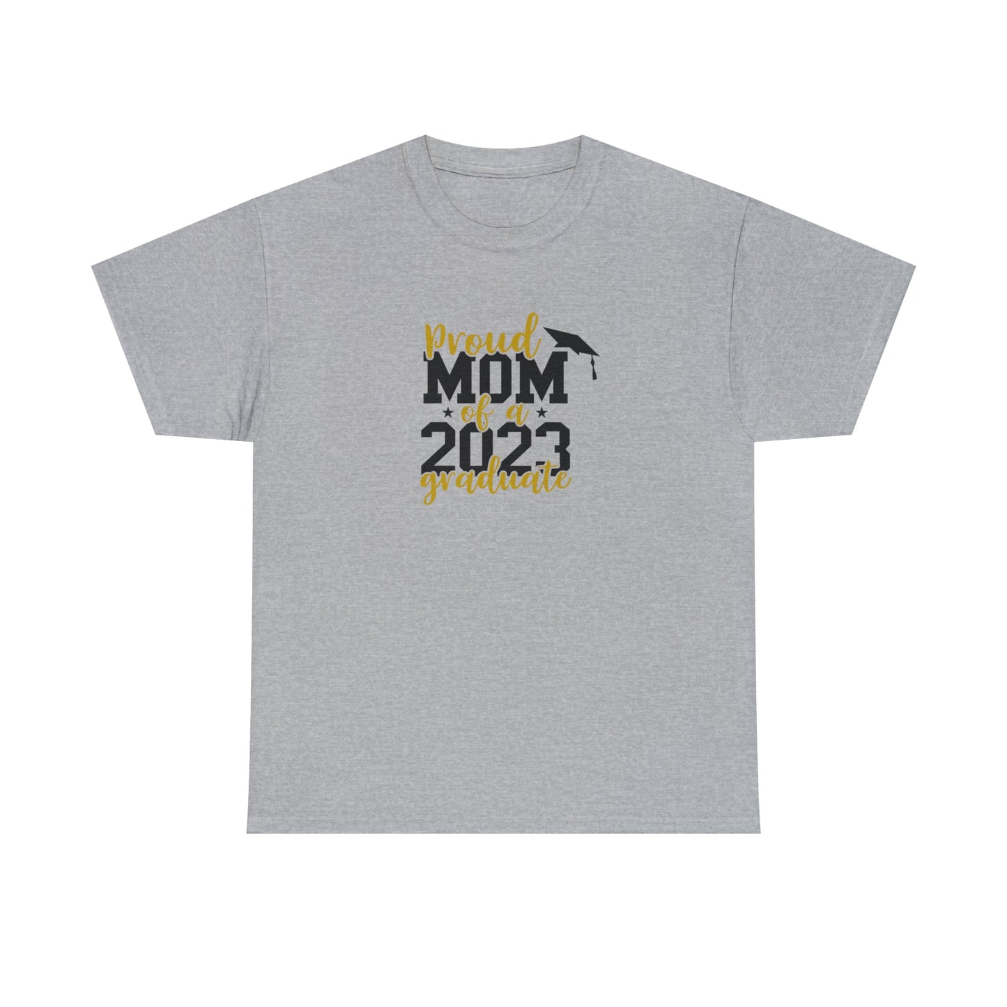 Proud Mom of 2023 Graduate Short Sleeve Cotton T-Shirt - numonet
