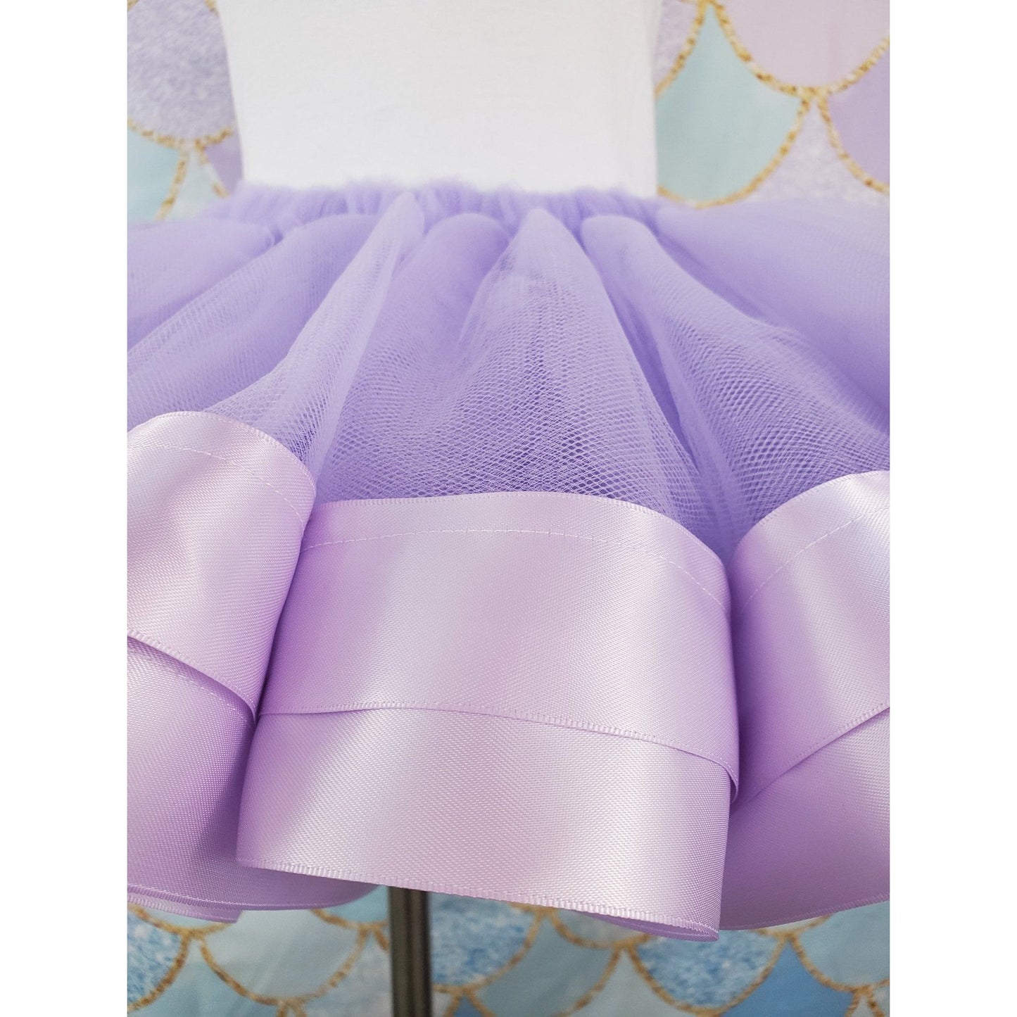Purple Tulle Tutu Skirt - numonet