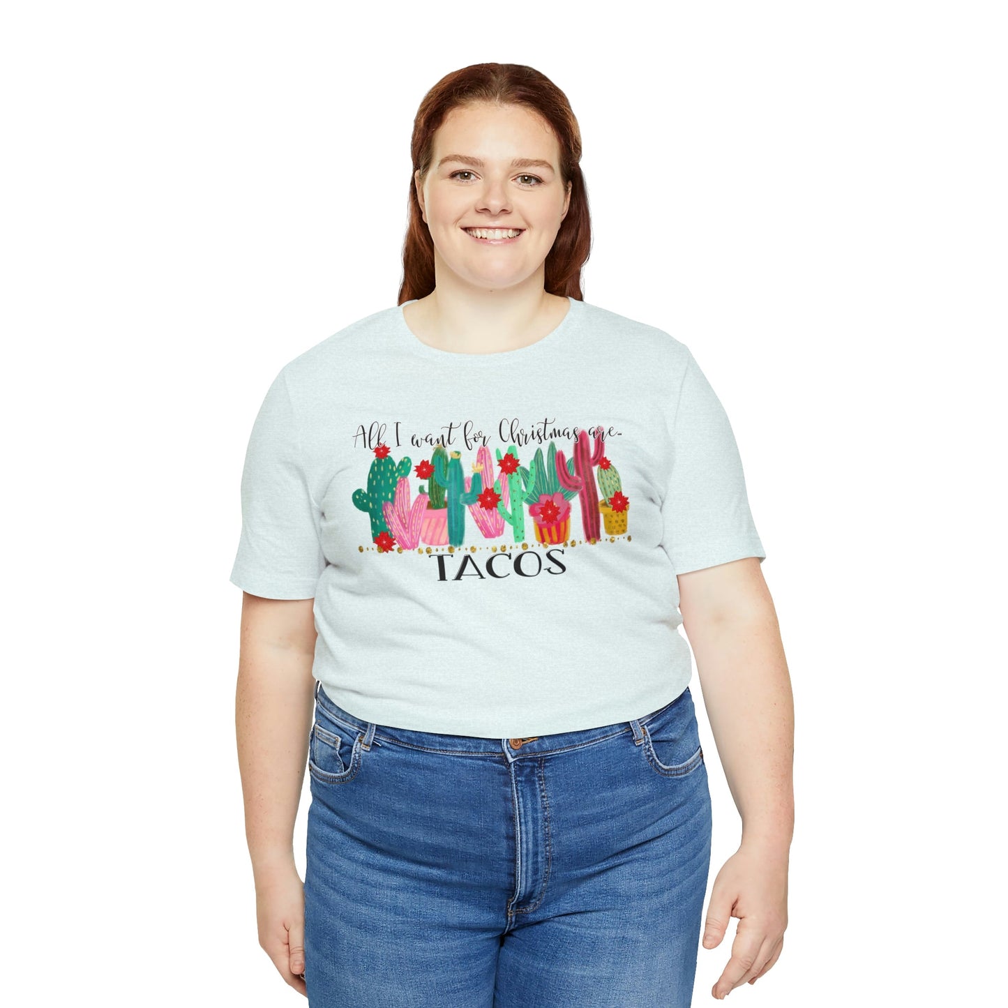 Tacos for Christmas Short Sleeve Tee - numonet