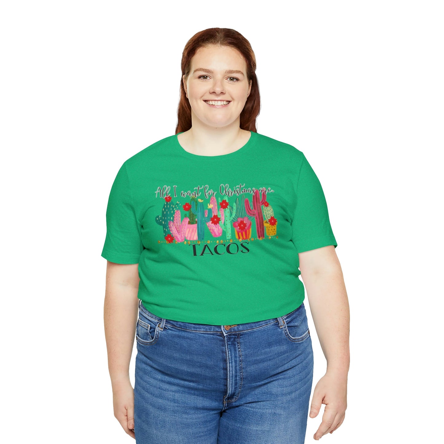 Tacos for Christmas Short Sleeve Tee - numonet