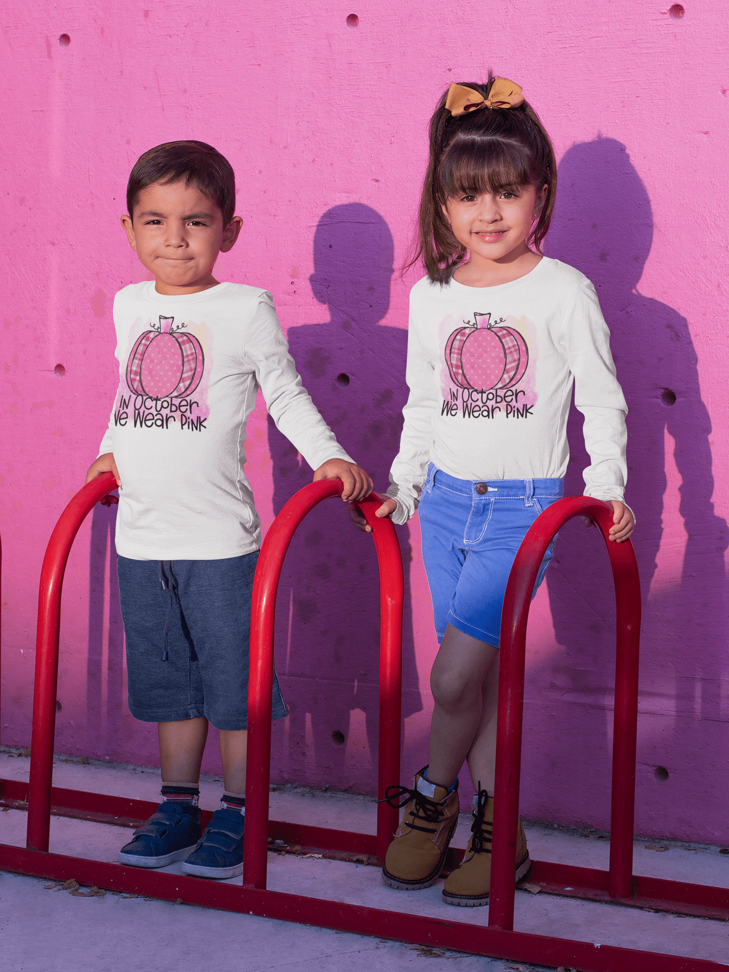 We Wear Pink in October Sublimation Tshirt - numonet