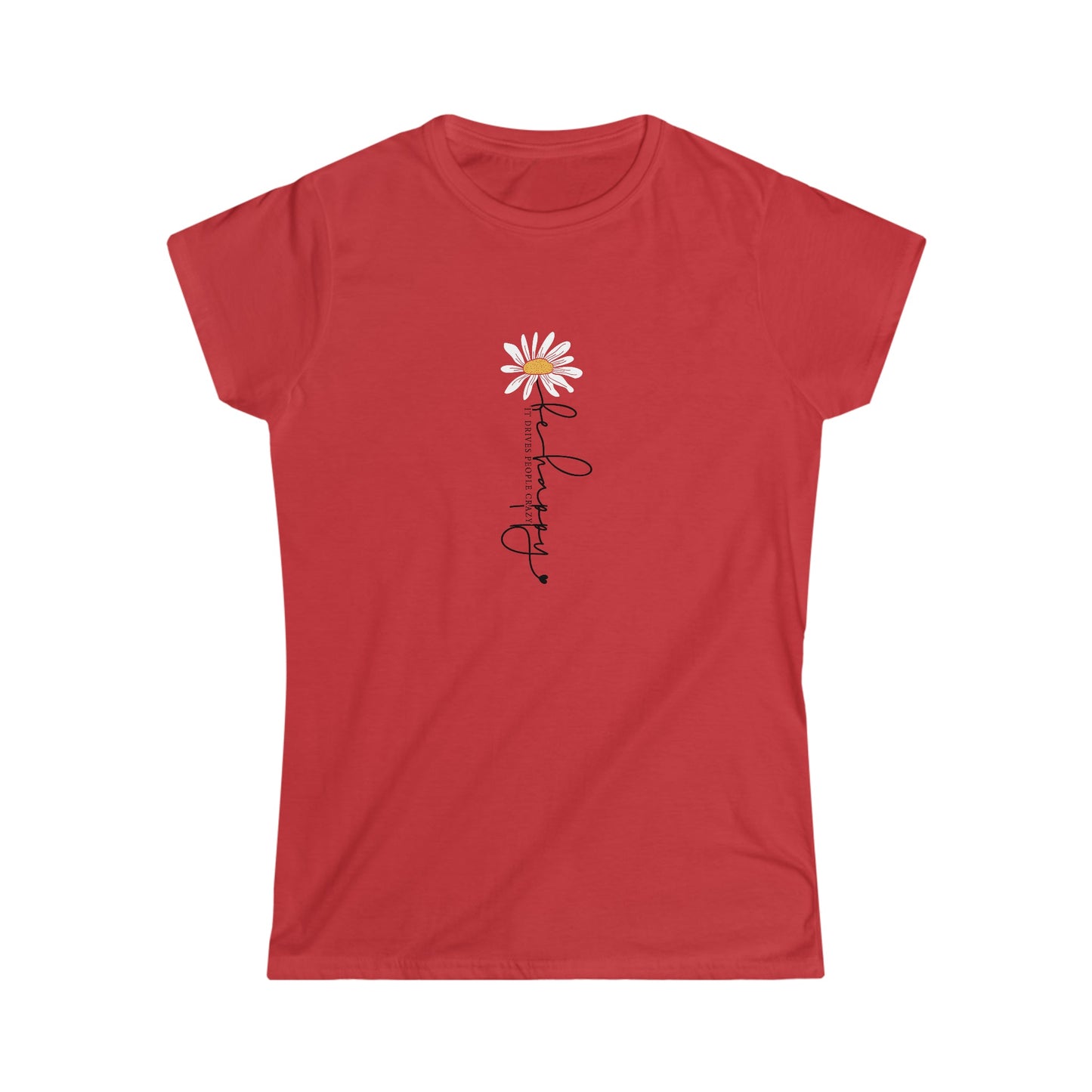 Be Happy Women's Softstyle Tee - numonet