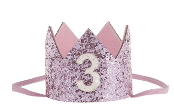 Birthday Glitter and Felt Crown - numonet