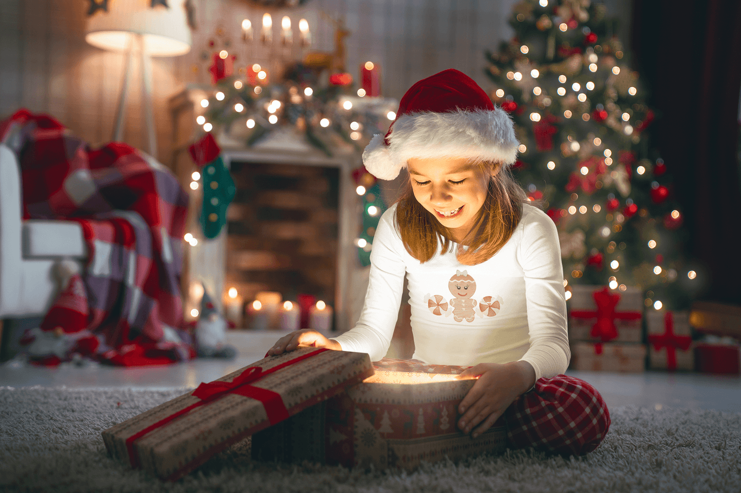 Christmas Gingerbread Cookie with Bow Embroidery T-Shirt - numonet