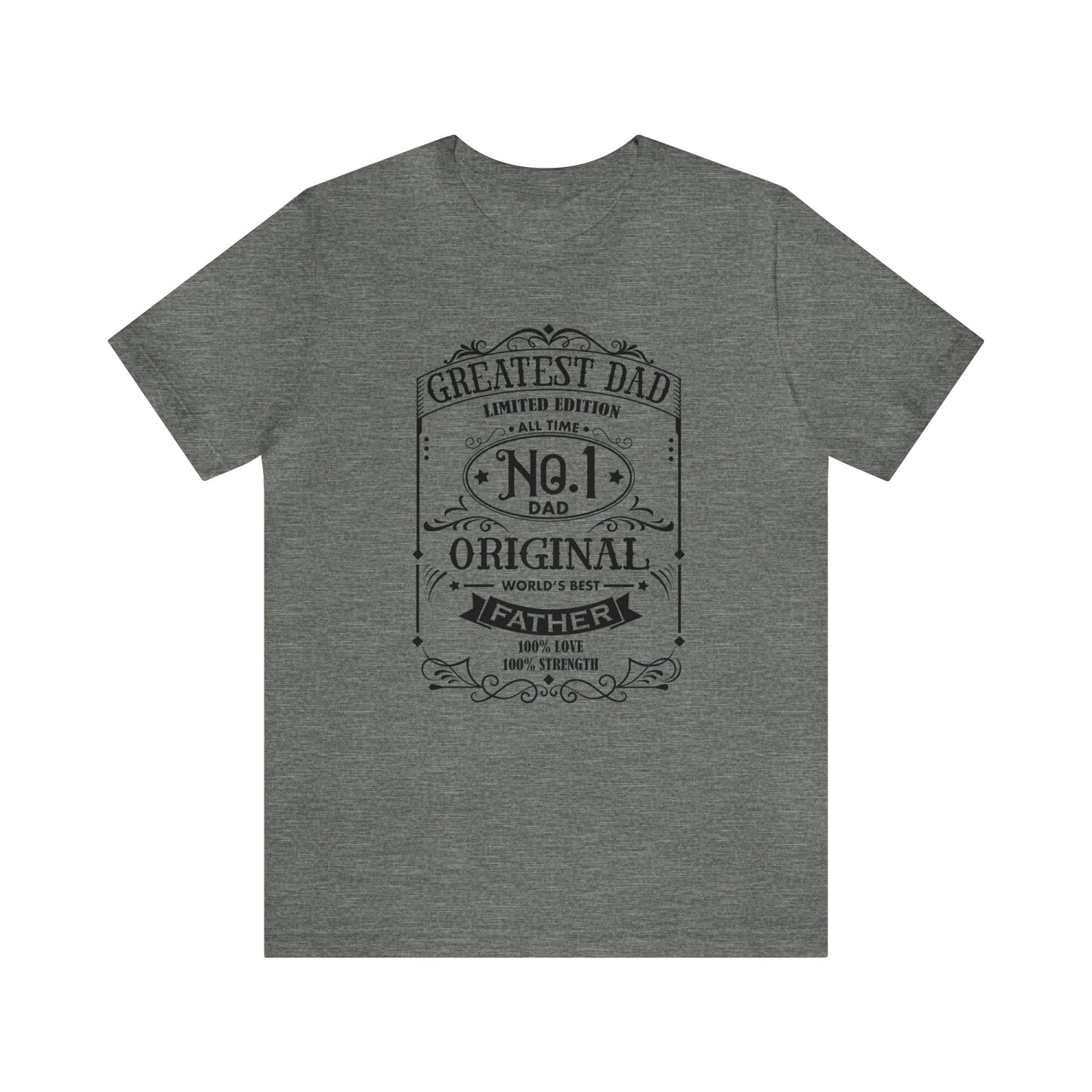 Greatest Dad Short Sleeve T-Shirt - numonet