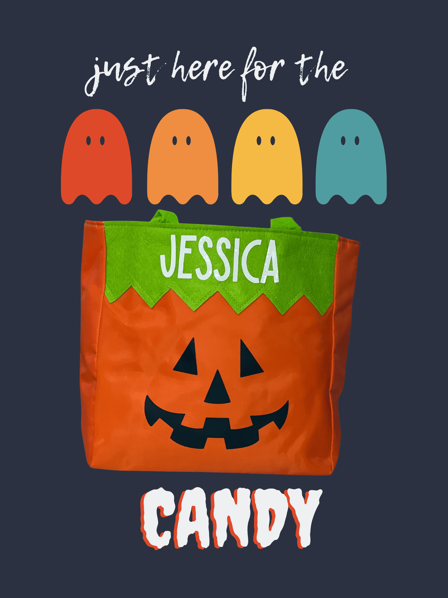 Halloween Jack-O-Lantern Candy Tote - numonet