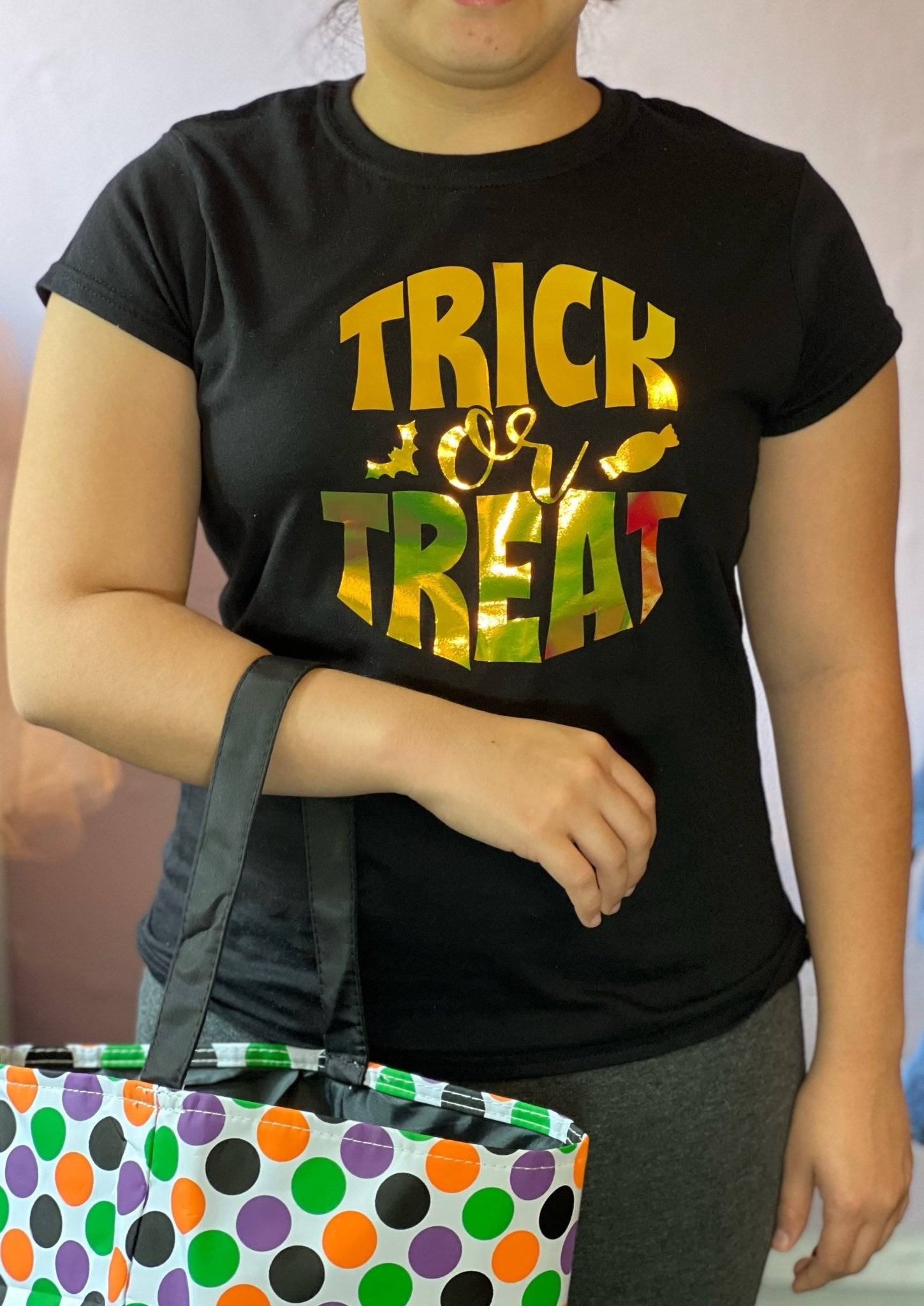 Halloween Trick or Treat Sublimation Tshirt - numonet