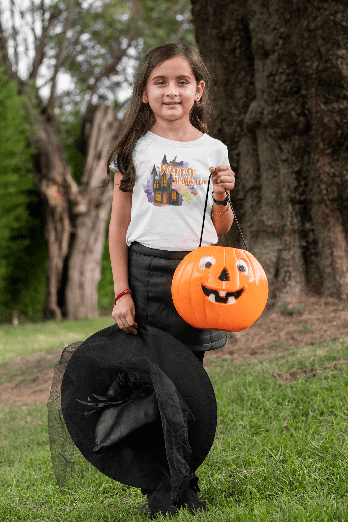 Haunted Halloween House Sublimation Tshirt - numonet