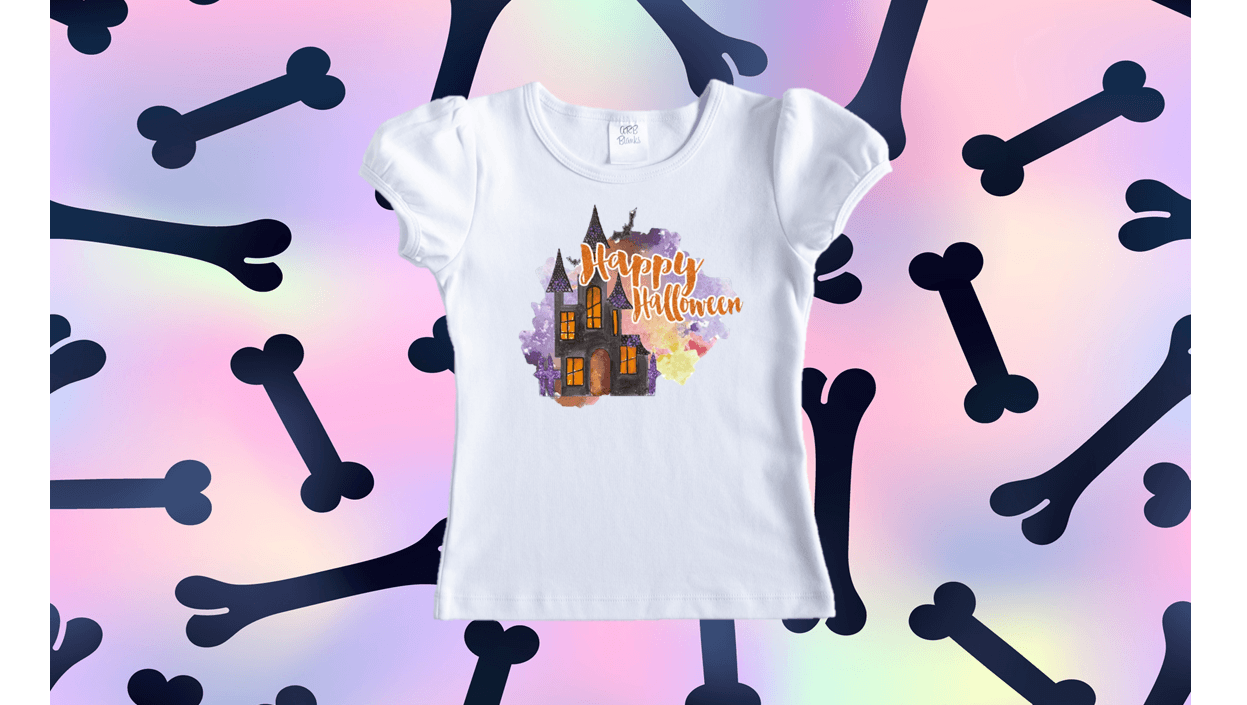 Haunted Halloween House Sublimation Tshirt - numonet