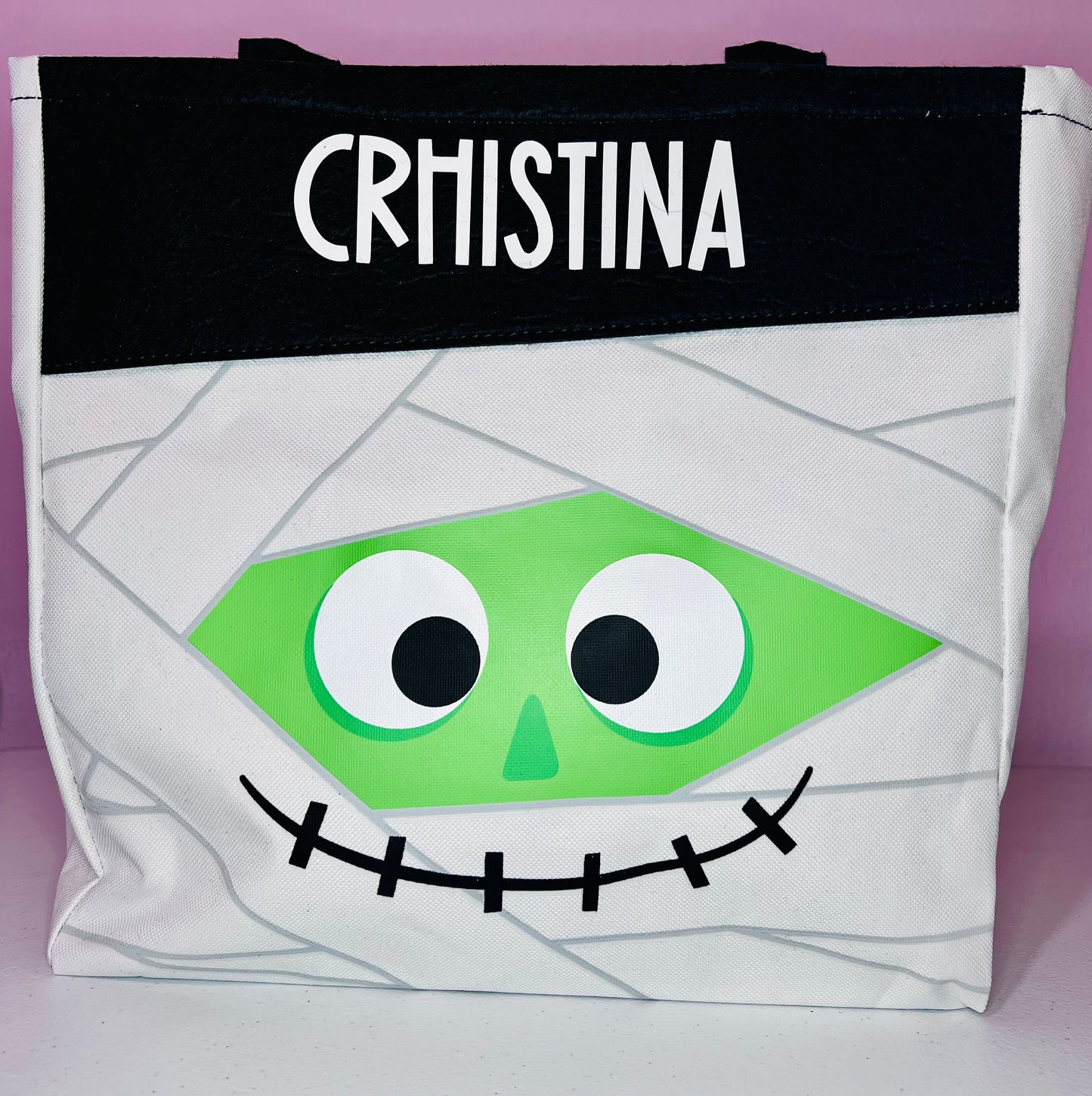 Christina Personalized Halloween Tote Bag