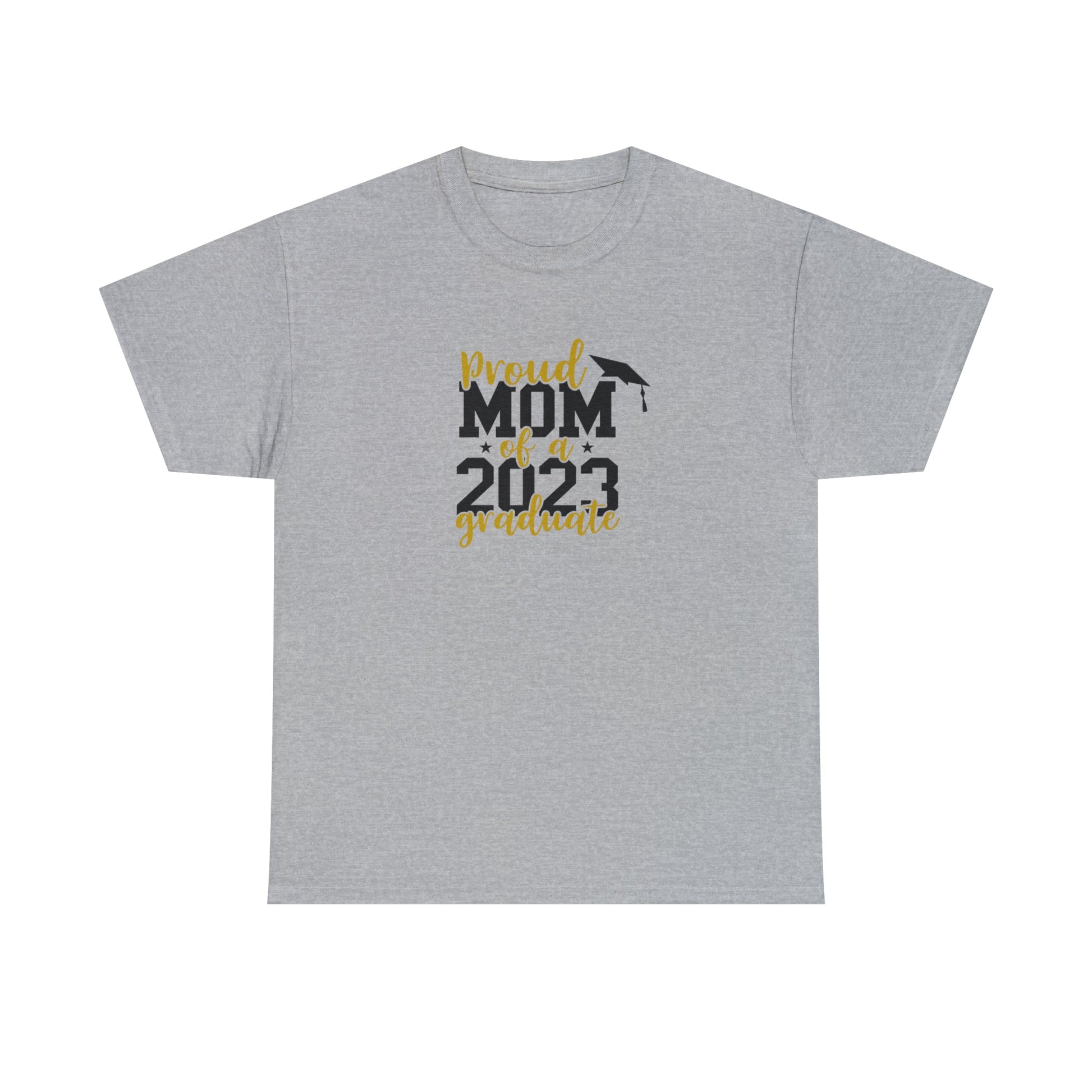 Proud Mom of 2023 Graduate Short Sleeve Cotton T-Shirt - numonet