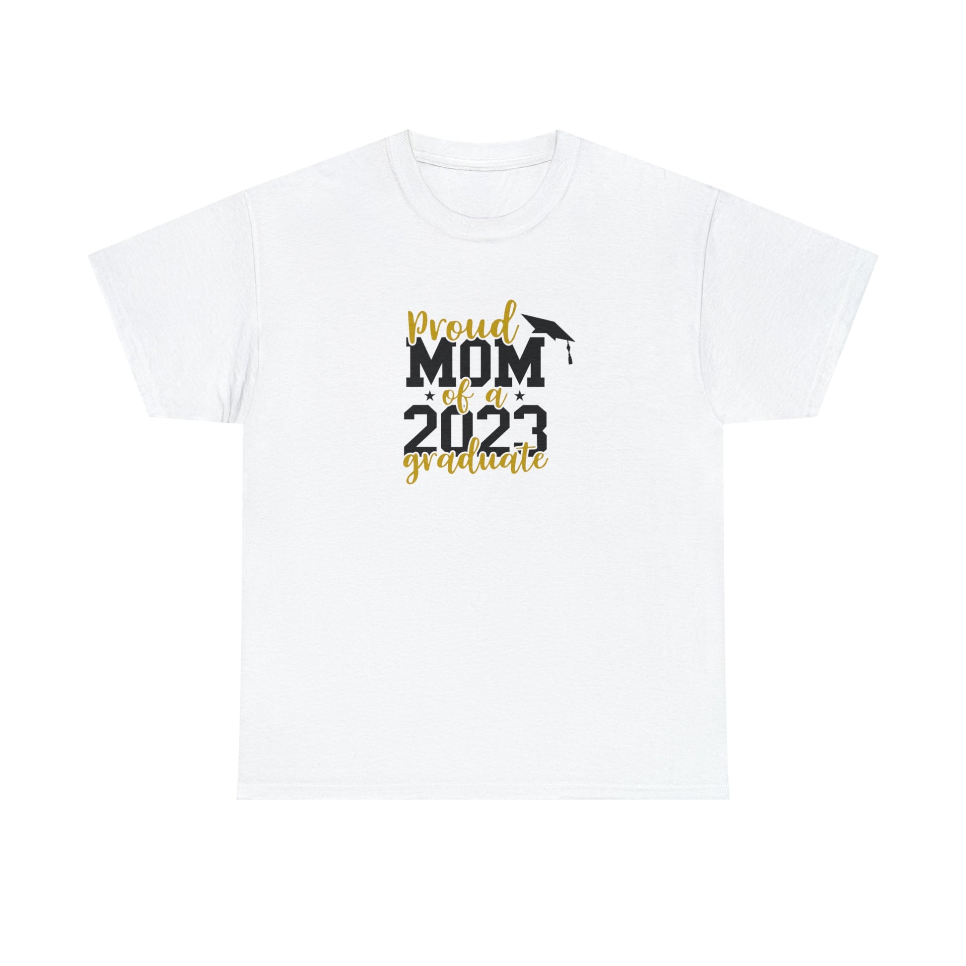 Proud Mom of 2023 Graduate Short Sleeve Cotton T-Shirt - numonet