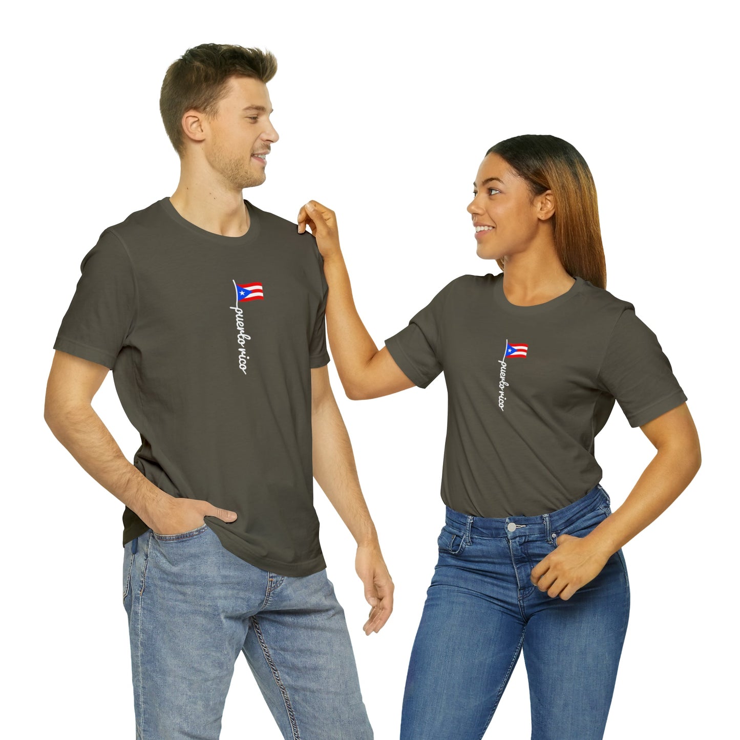 Puerto Rico Flag Short Sleeve Tee - numonet