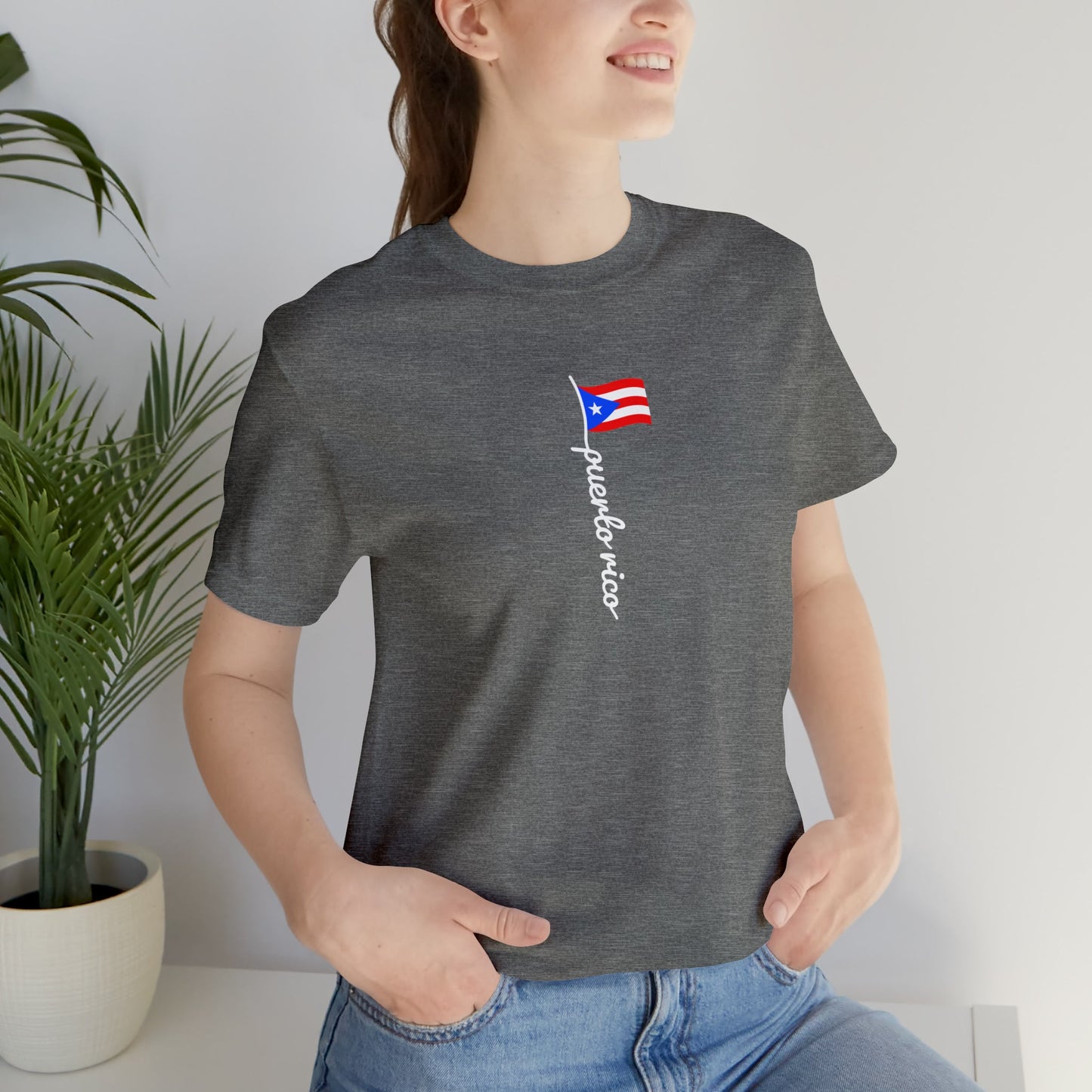 Puerto Rico Flag Short Sleeve Tee - numonet