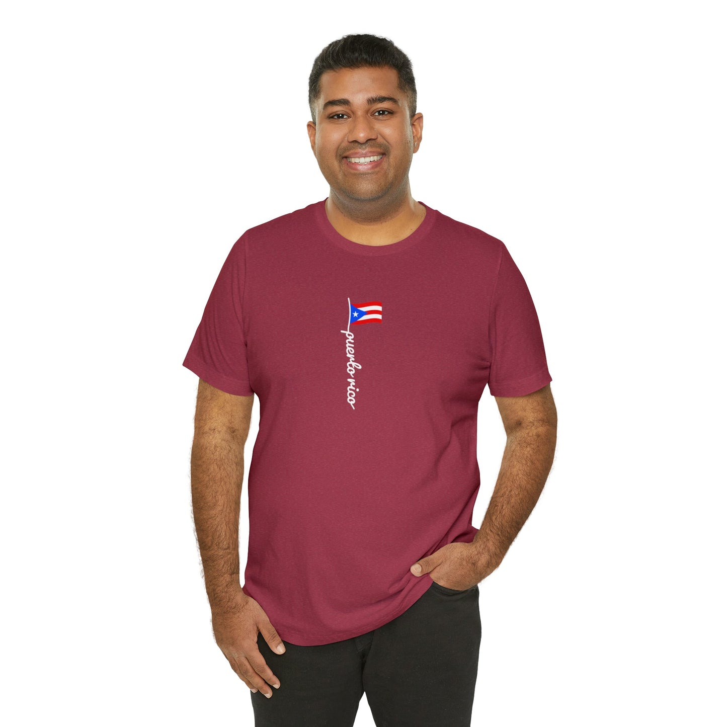 Puerto Rico Flag Short Sleeve Tee - numonet