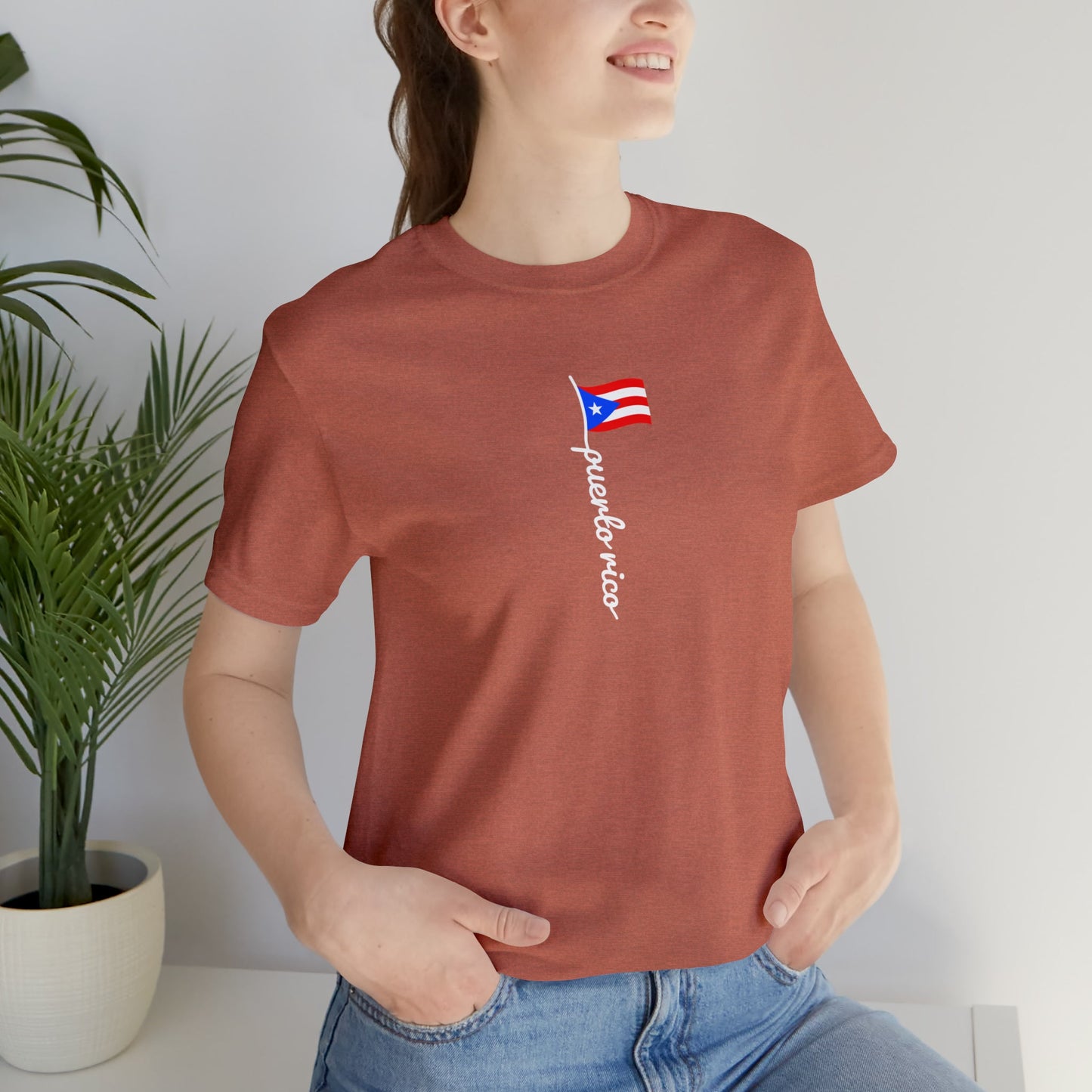 Puerto Rico Flag Short Sleeve Tee - numonet