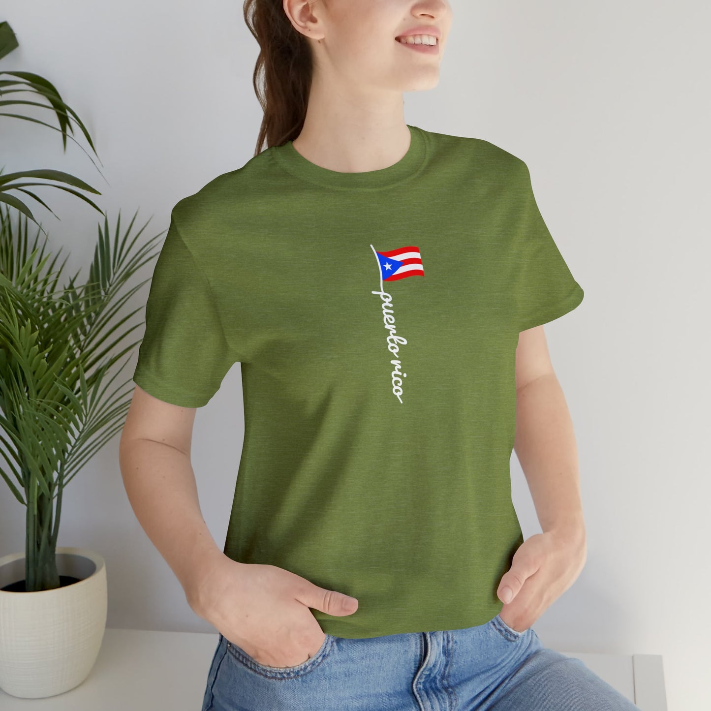 Puerto Rico Flag Short Sleeve Tee - numonet