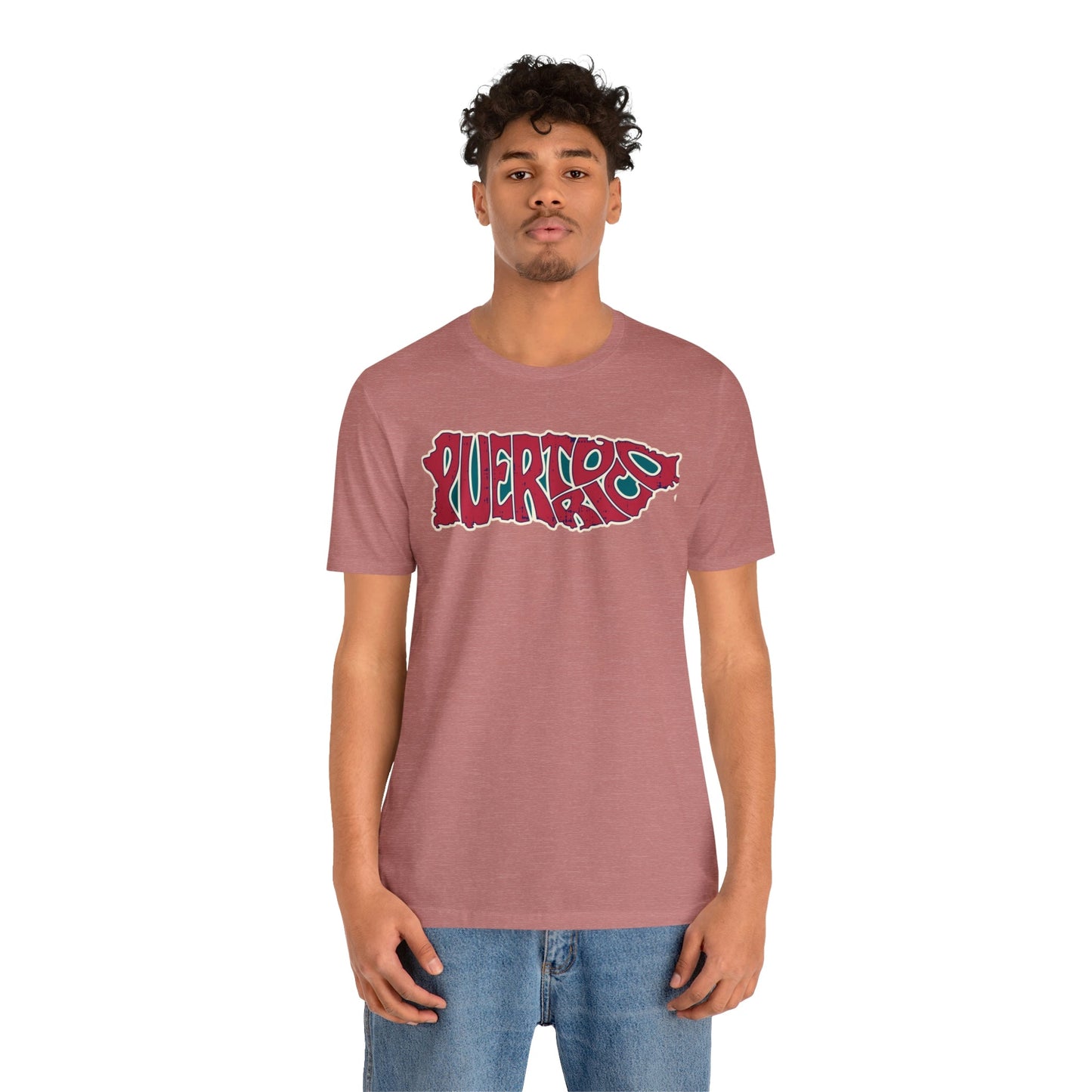 Puerto Rico Island Flag Short Sleeve Tee - numonet