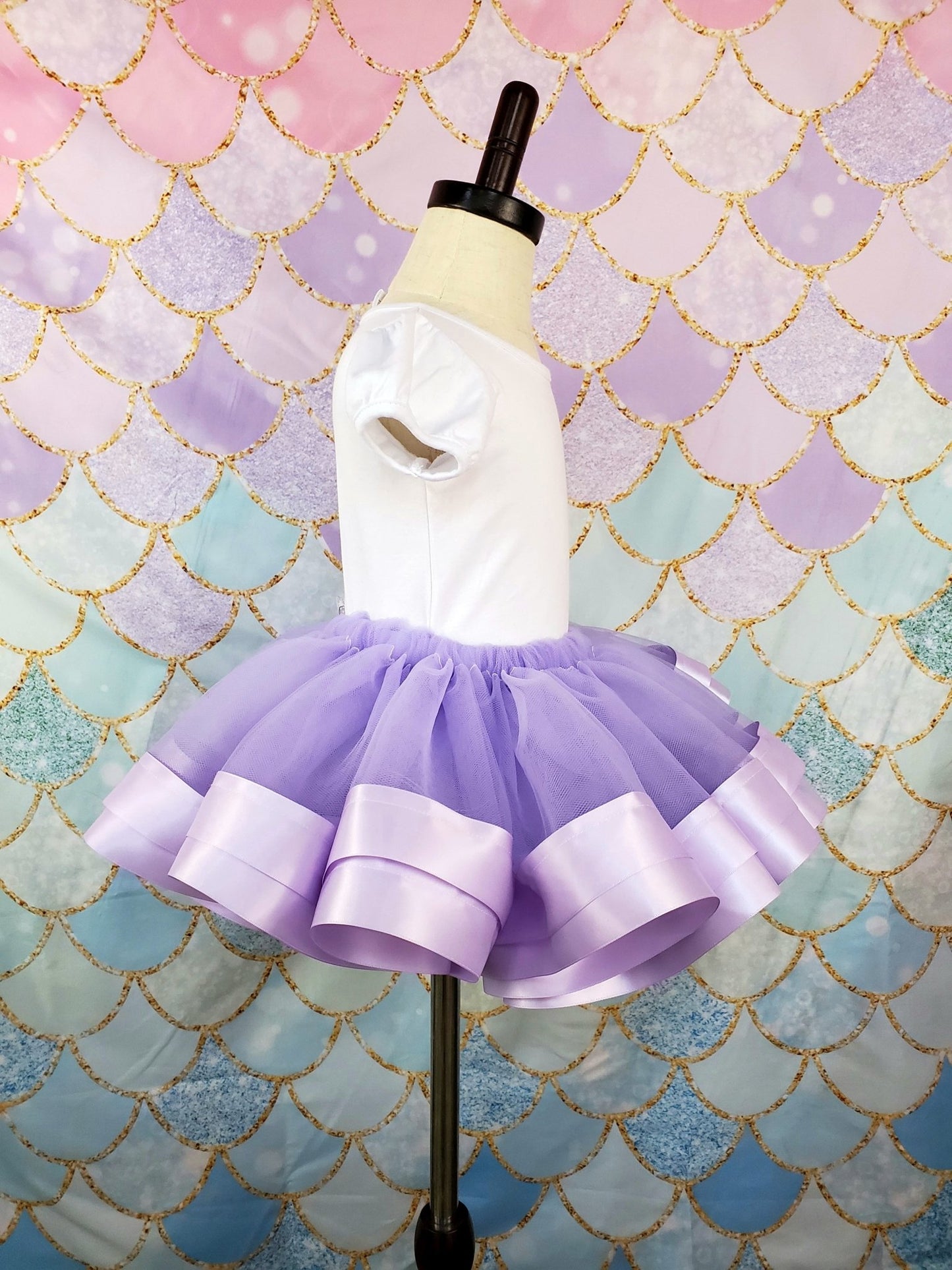 Purple Tulle Tutu Skirt - numonet