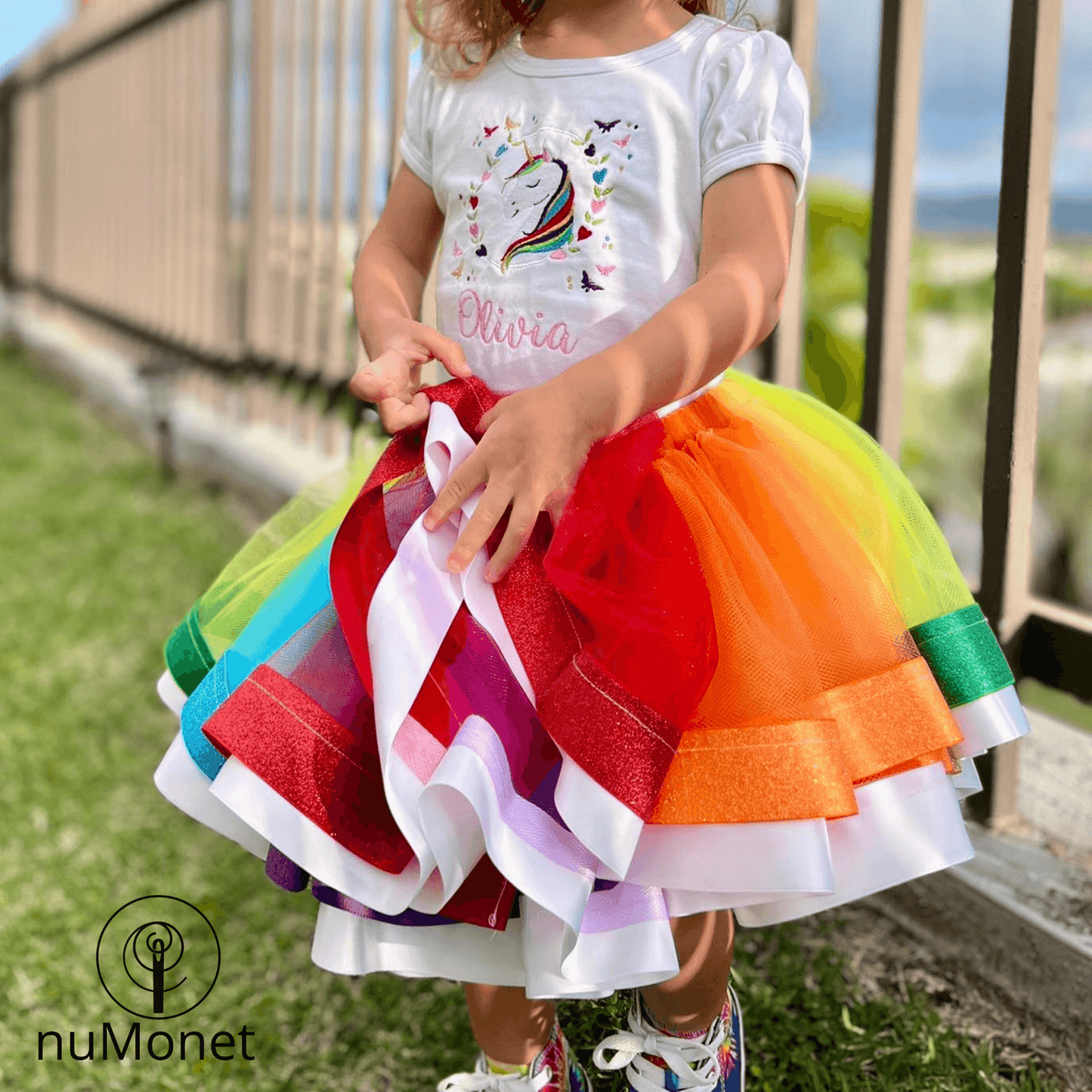 Rainbow Unicorn Tutu Outfit - numonet