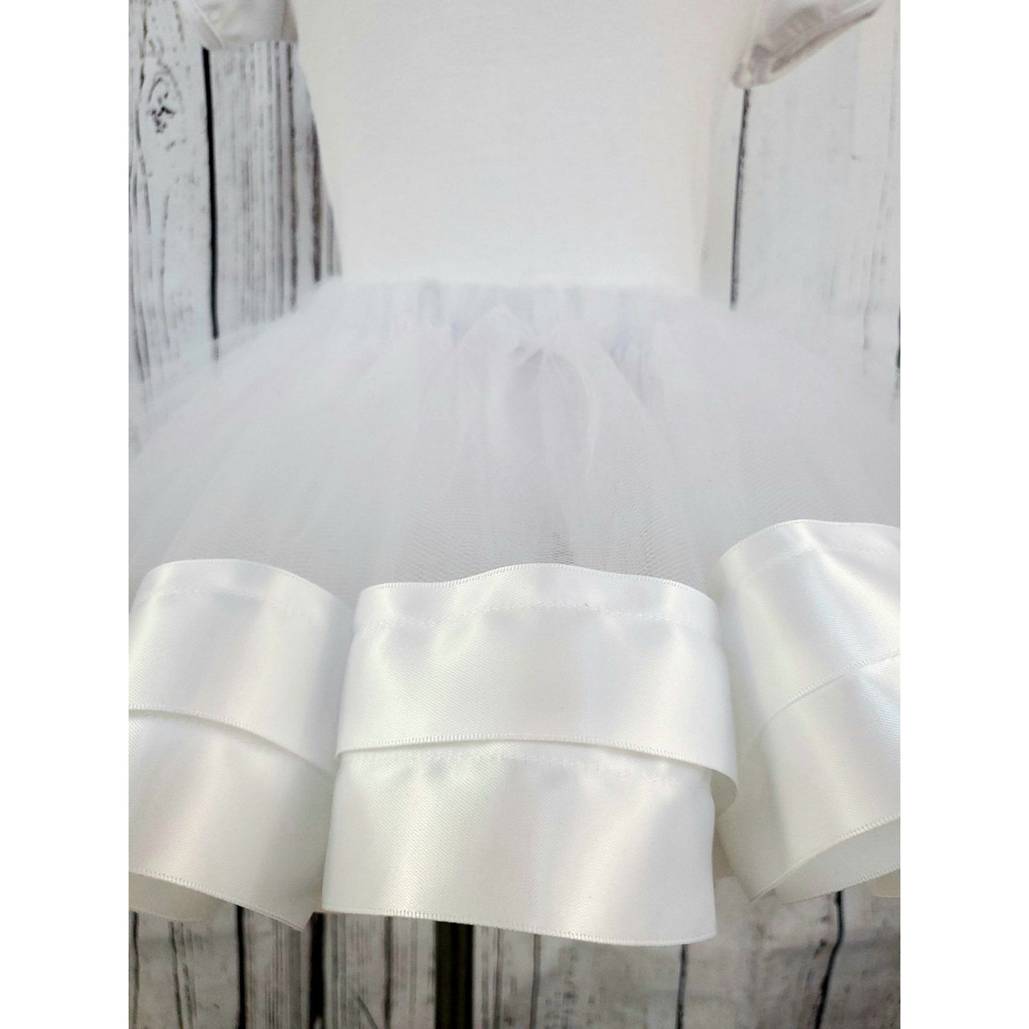 White Tulle Tutu Skirt - numonet